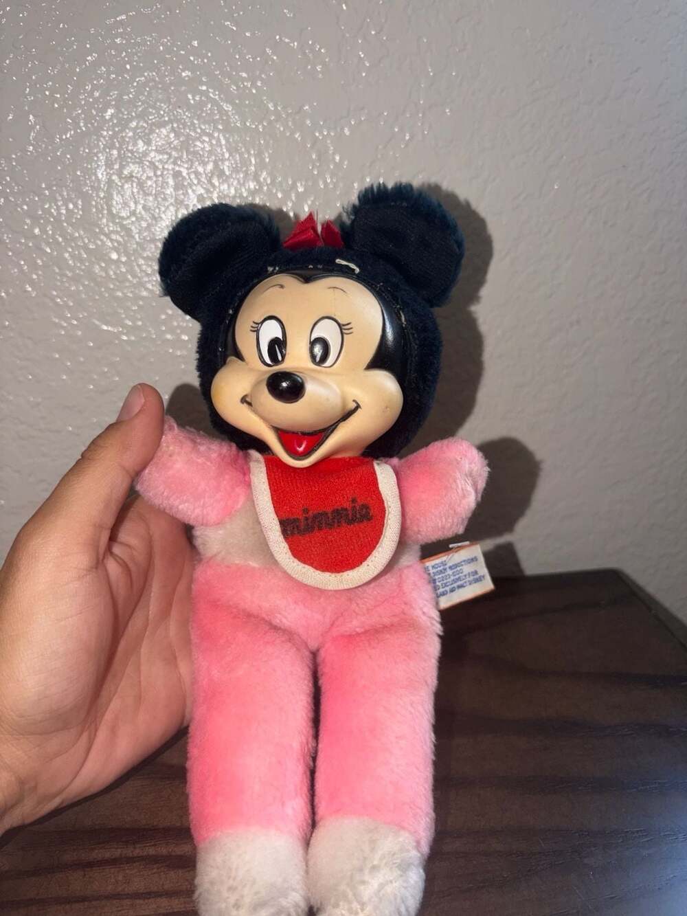 Disney Vintage Baby Minnie Mouse Plush Doll